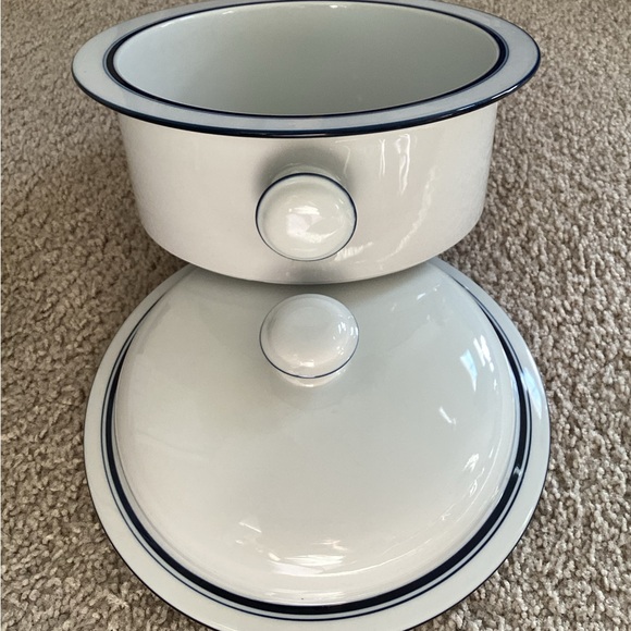 Vintage Dansk Bistro Christianshavn Blue Lg Casserole/Dutch Oven w/ Lid - Picture 7 of 11